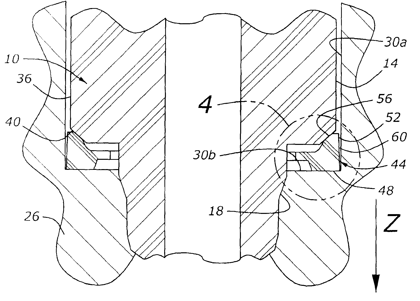 Fuel injection system for internal combustion engine with injector isolator ring