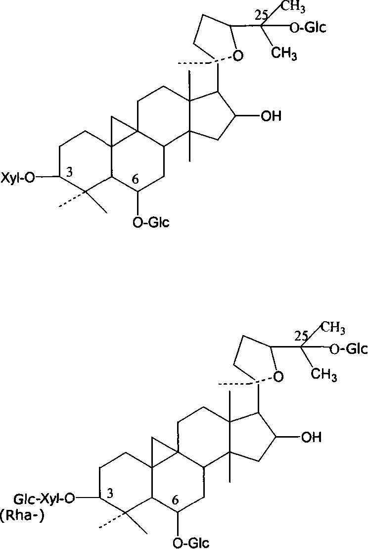 Method for preparing astragaloside iv by enzymic hydrolysis for astragalus saponin glycosyl