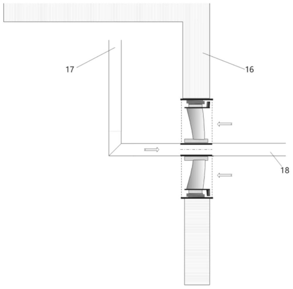 Integrated air supplying and exhausting fan