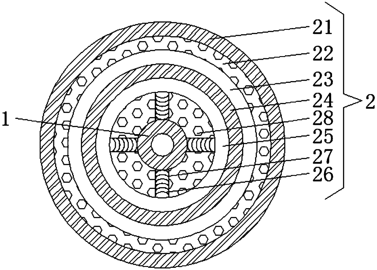 Compression-resistant PE communication pipe