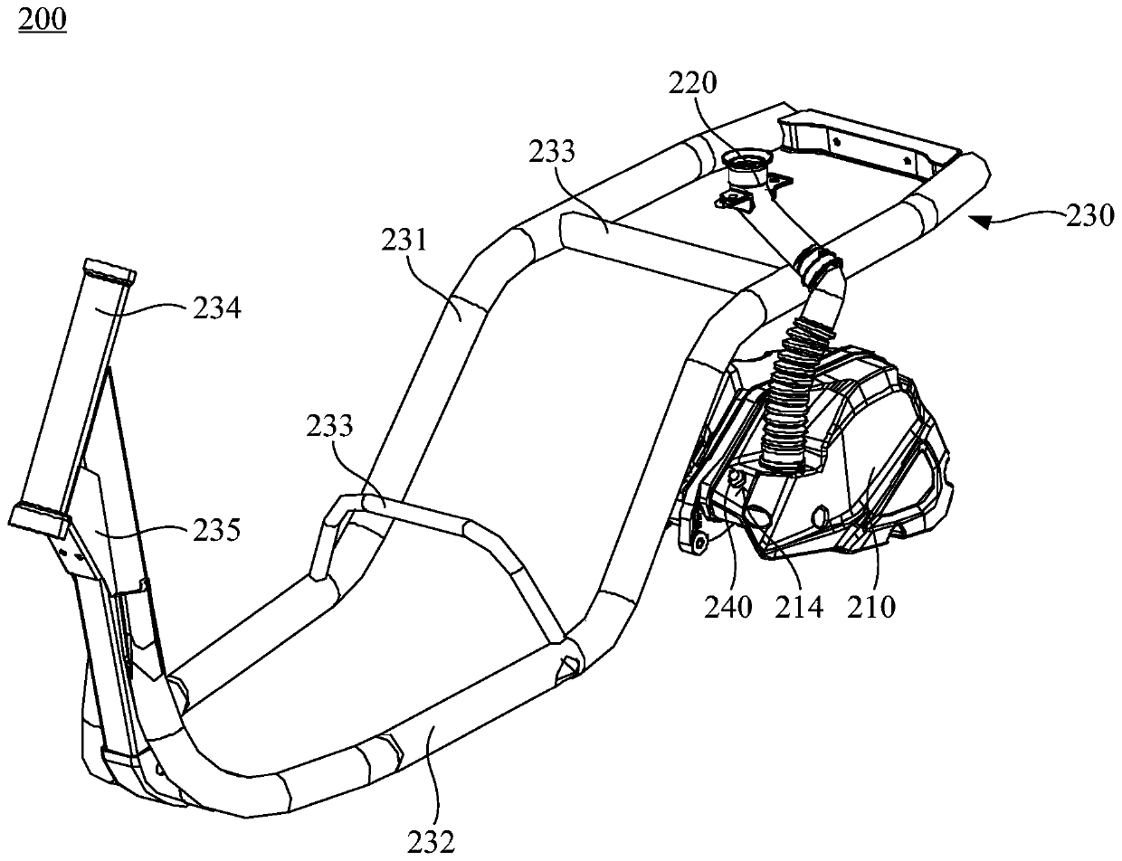 Engine and pressure testing mechanism thereof