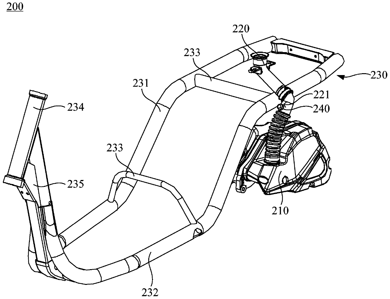 Engine and pressure testing mechanism thereof