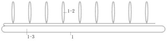 A mattress comprising elastic columns