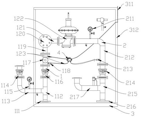 Gas pressure regulating cabinet intelligent system and method