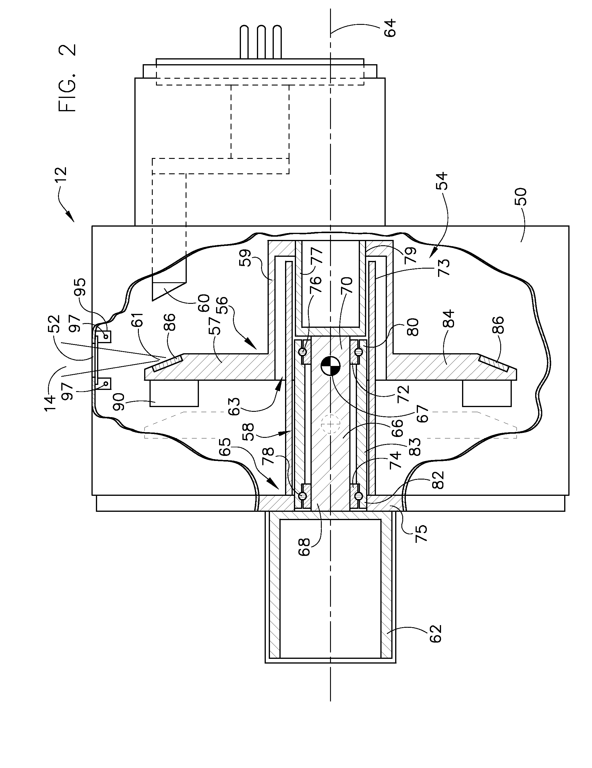 Apparatus for reducing kv-dependent artifacts in an imaging system and method of making same