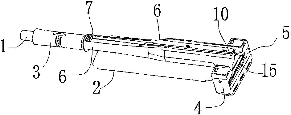 Self-wringing flat plate mop