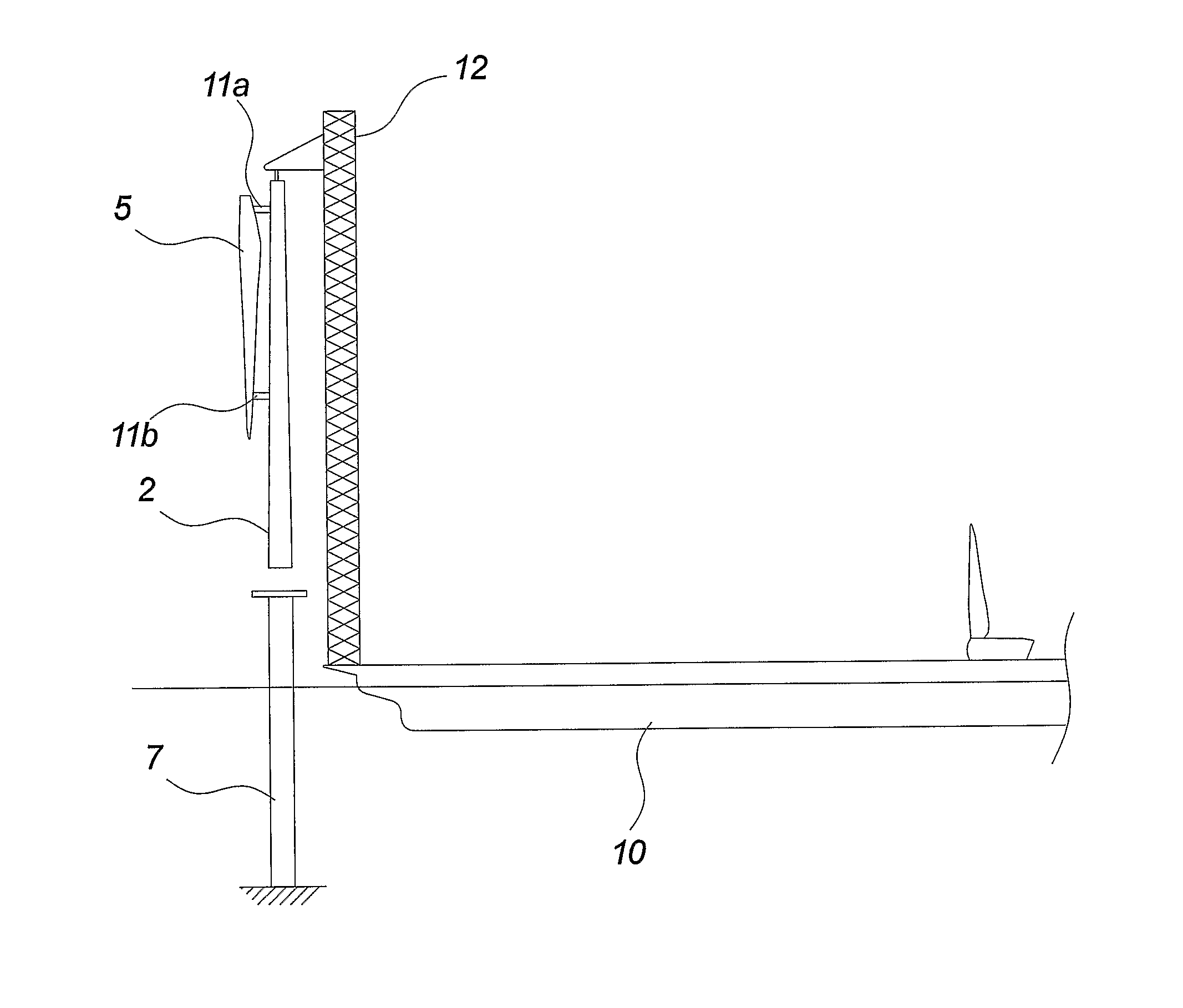 Method for establishing a wind turbine on a site