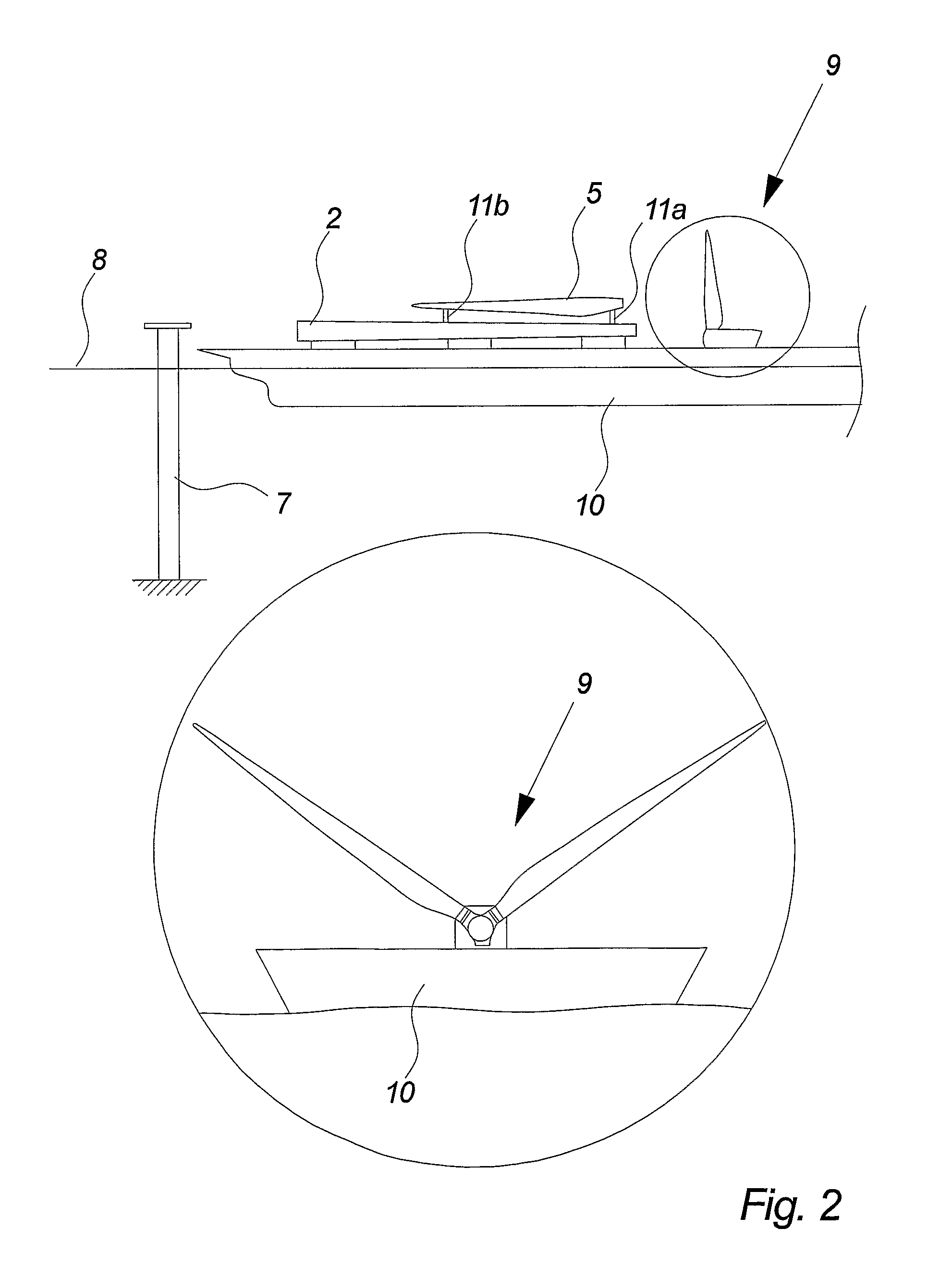 Method for establishing a wind turbine on a site