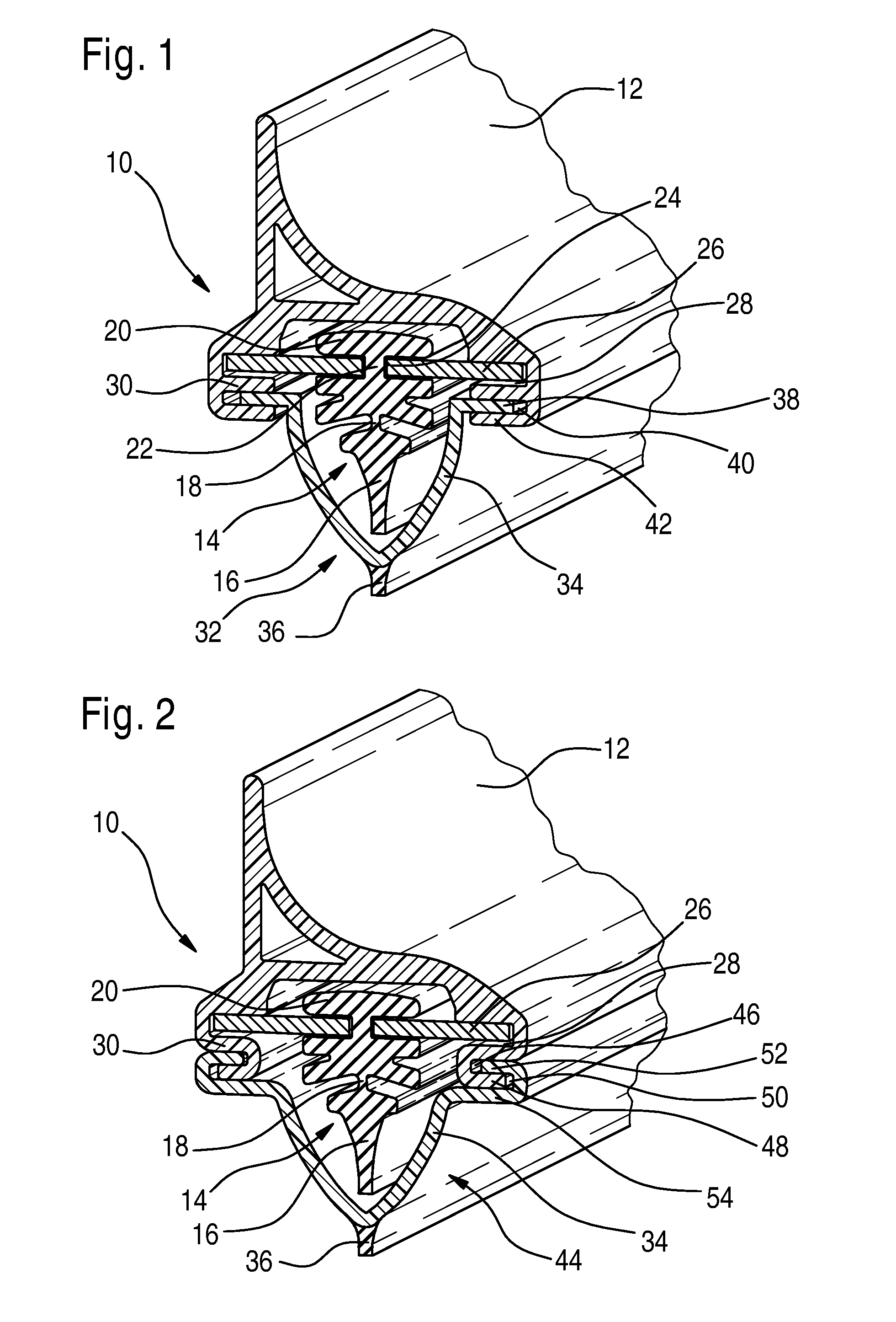 Wiper blade of a windscreen wiper, provided with a protective rail