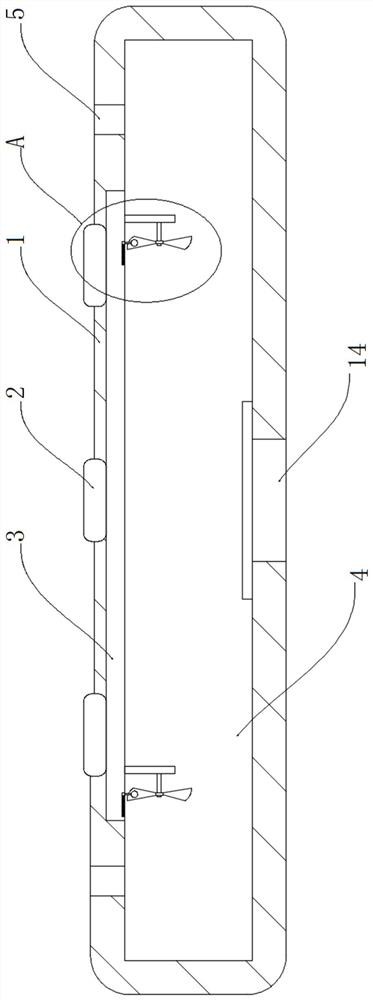 A dehumidifying waterproof floor tile