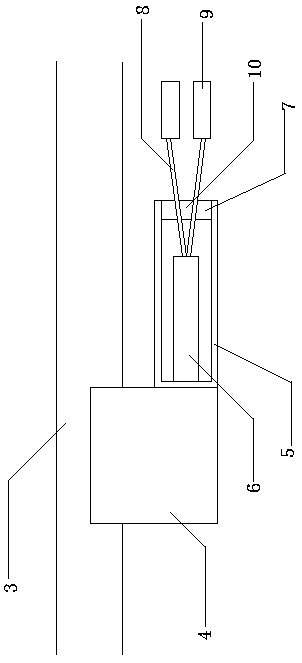 Semi-automatic paper bag bottom pasting machine