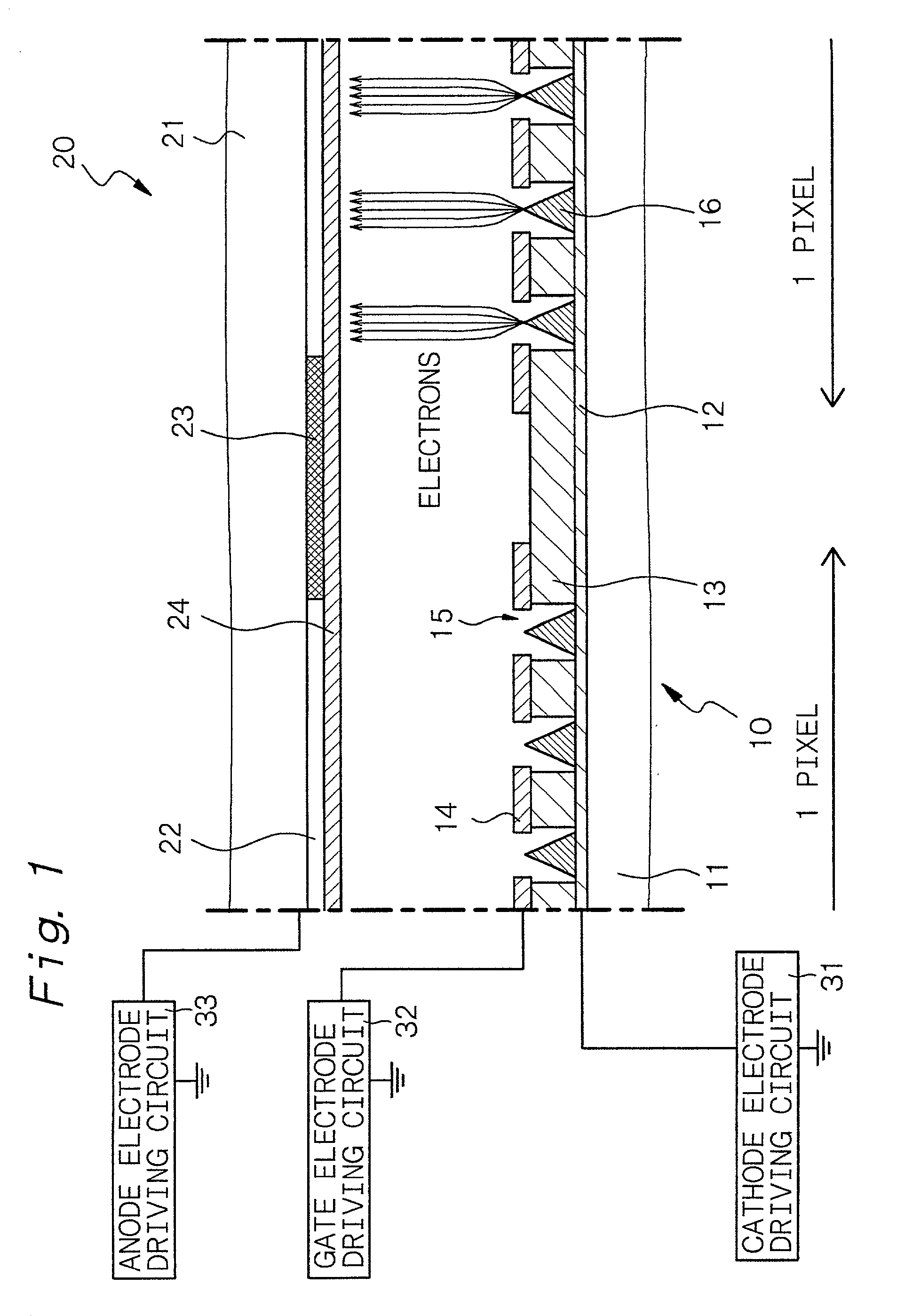 Luminescence crystal particle, luminescence crystal particle composition, display panel and flat-panel display