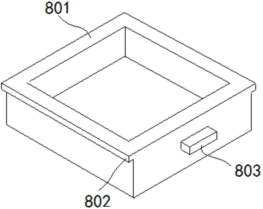 Steel sheet clamping device for laser cutting