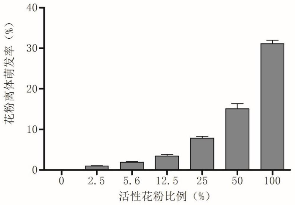 A method for constructing tomato pollen viability gradient