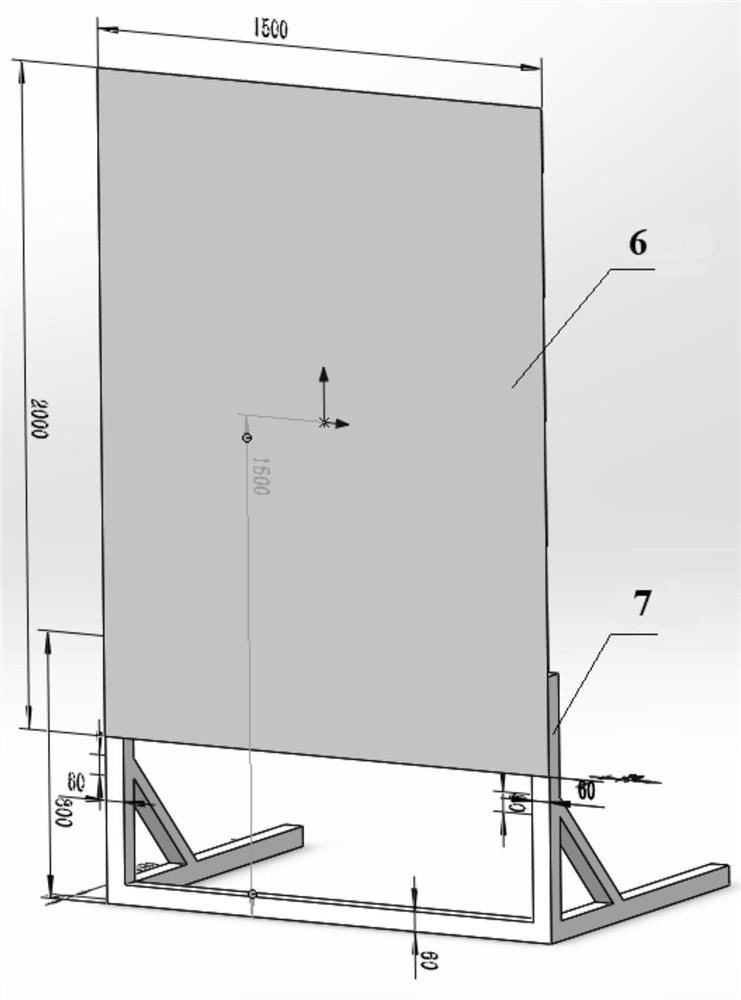 A test method and system for mass distribution of warhead fragments