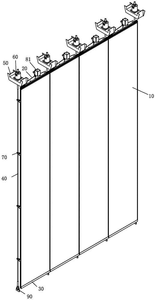 Single cable support large glass curtain wall