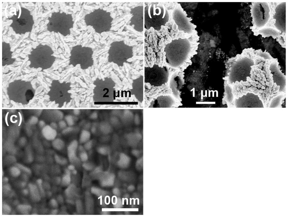 Cavity structure array assembled by silver nanoparticle, preparation method and use thereof