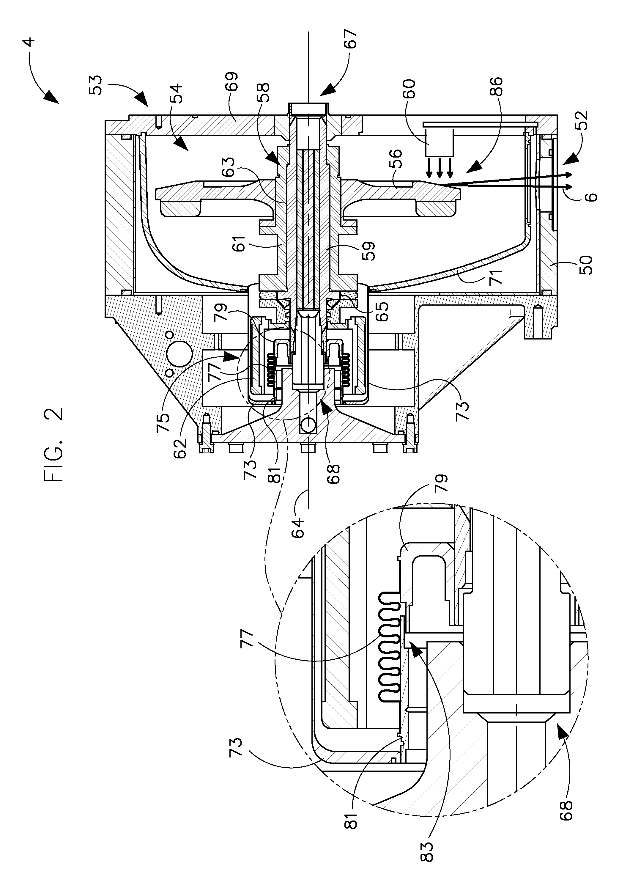 Apparatus for ultra high vacuum thermal expansion compensation and method of constructing same