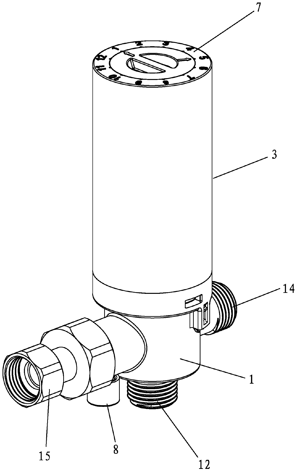 Innovative backwashing filter and application thereof