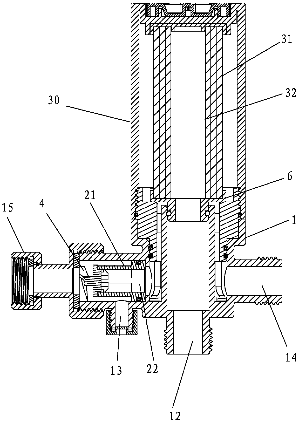 Innovative backwashing filter and application thereof