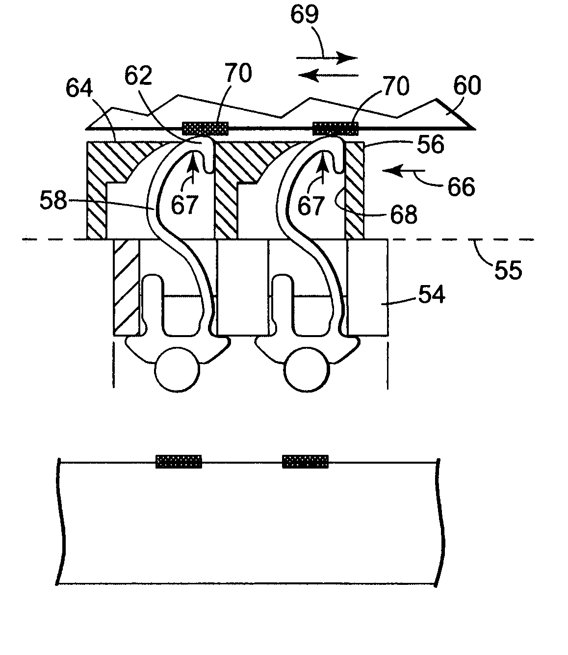 Normally closed zero insertion force connector