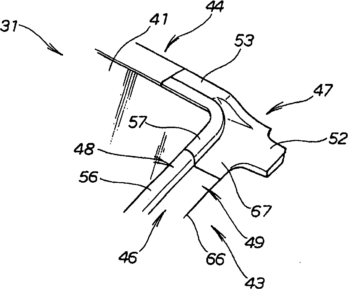 Roof structure for vehicle