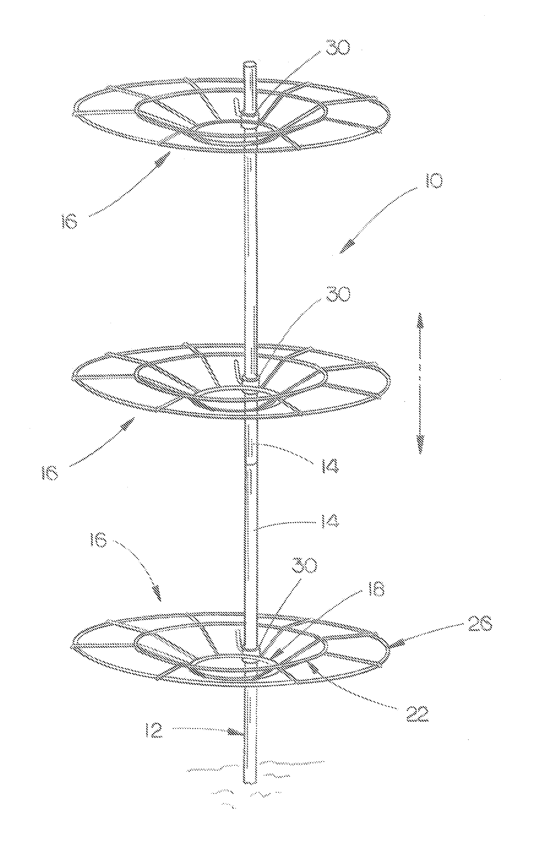 Tomato plant support structure