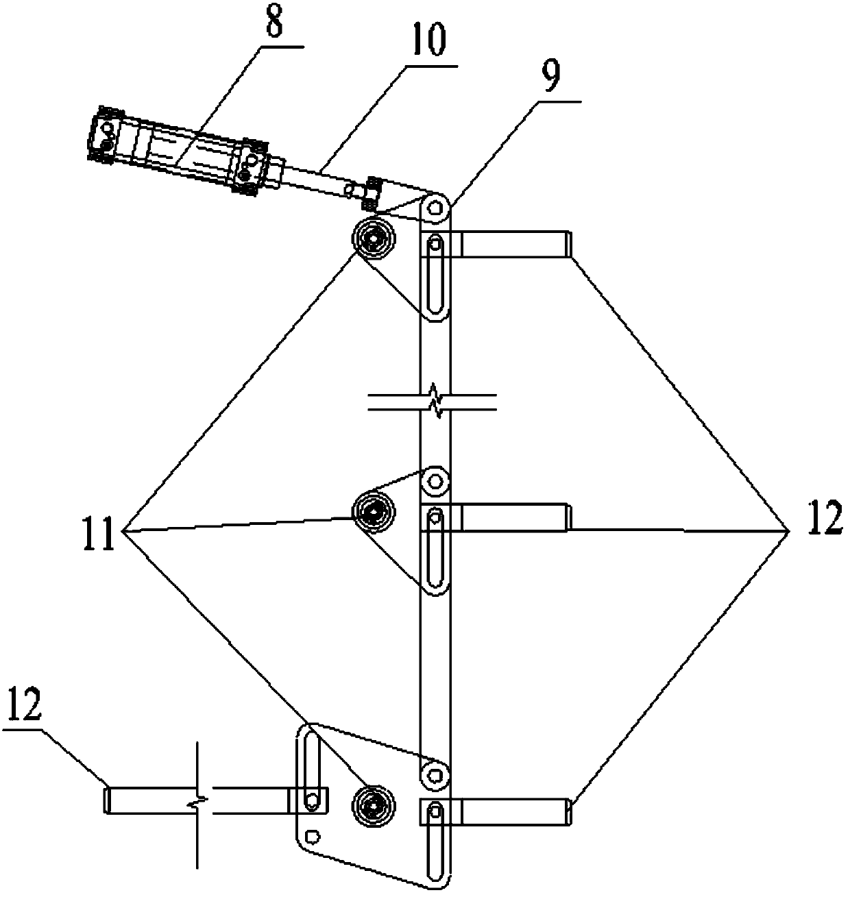 Nuclear power spent fuel pool sluice gate