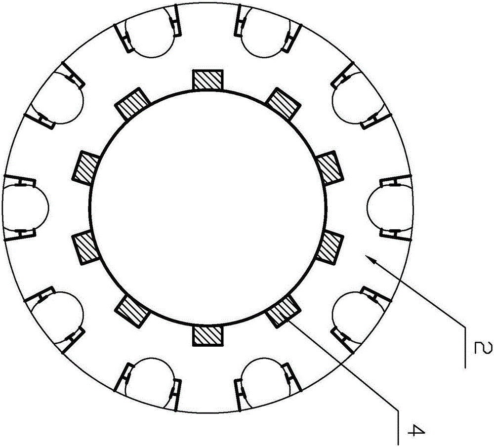 Tubular motor provided with hand-operated starter and used for curtain opening-closing system