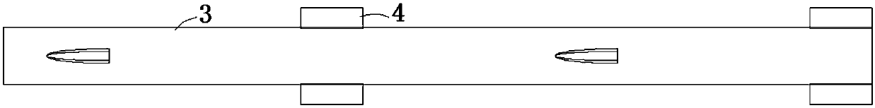 Wing type splitting energy absorption anchor rod and structure for preventing rockburst and large deformation