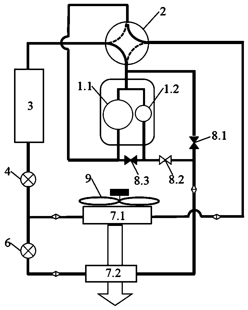 Air conditioning system capable of regulating temperature and dehumidifying and control method thereof