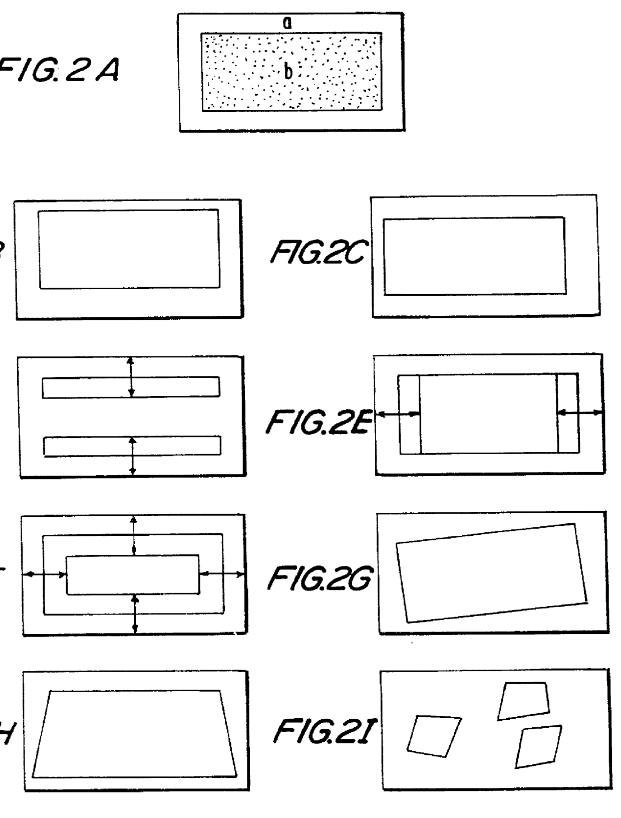 Process for correcting geometric errors in the transfer of information to a printing stock