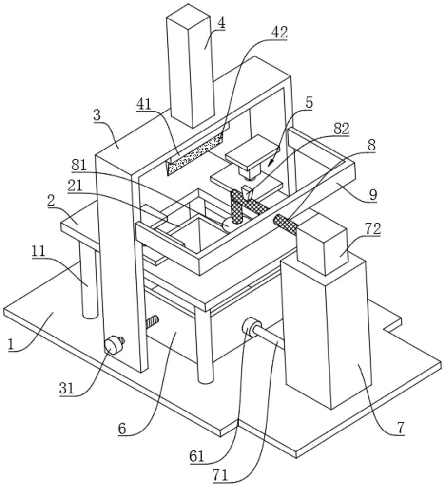 Detection device for gloves containing metal wires