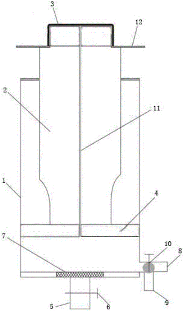 Sampling and pretreatment device of redox sensitive element containing water