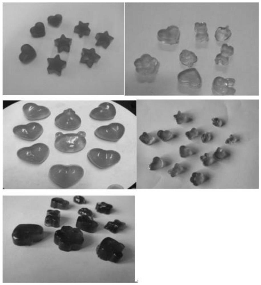 Colorful hawthorn polyphenol low-sugar soft sweets and preparation method thereof