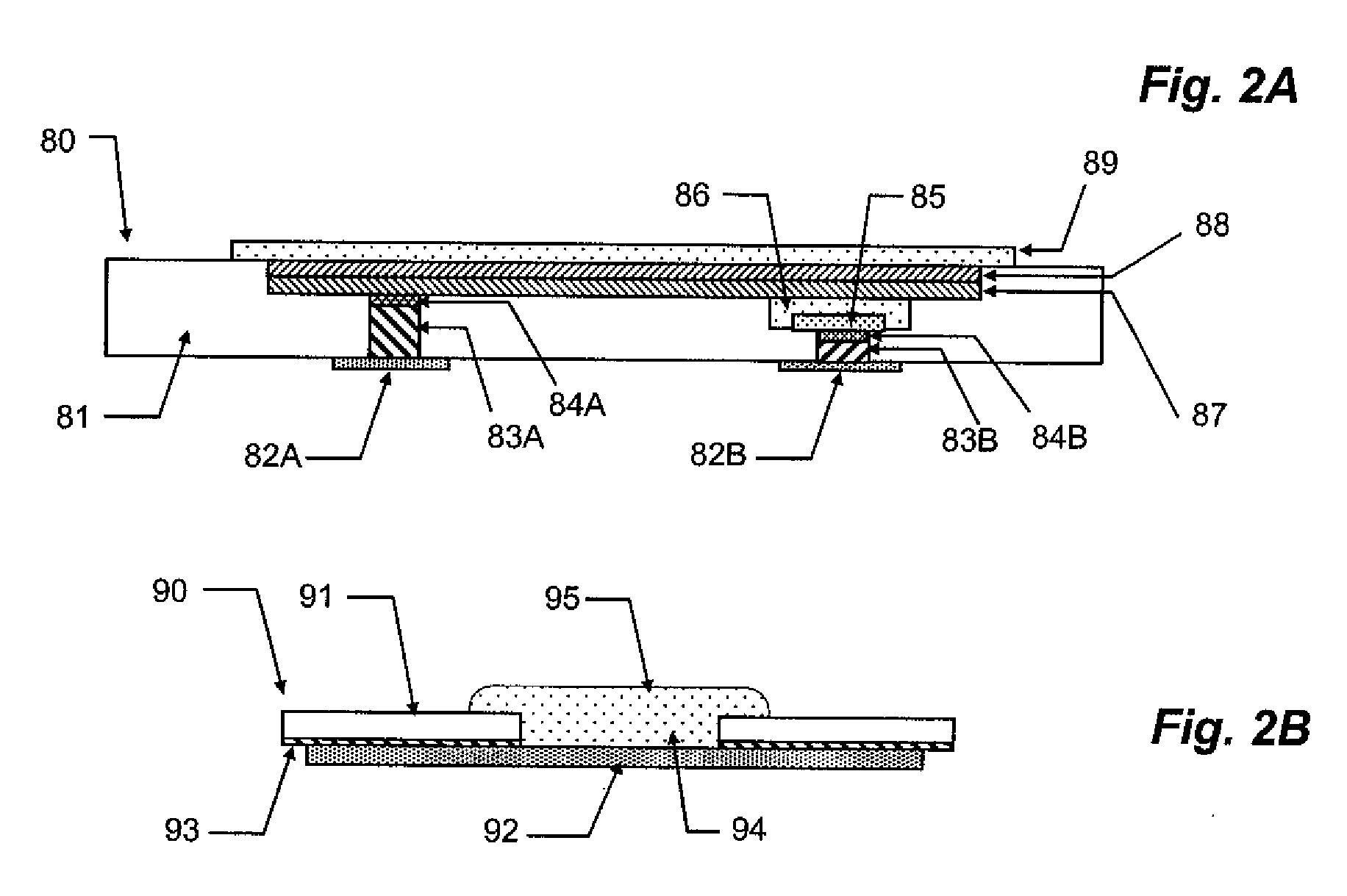 Heterogeneous membrane electrodes