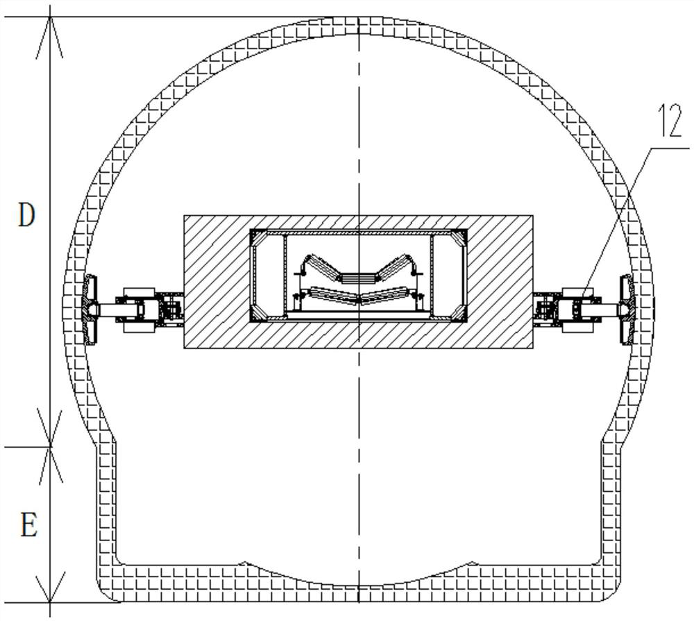 Continuous excavation device and full-face heading machine