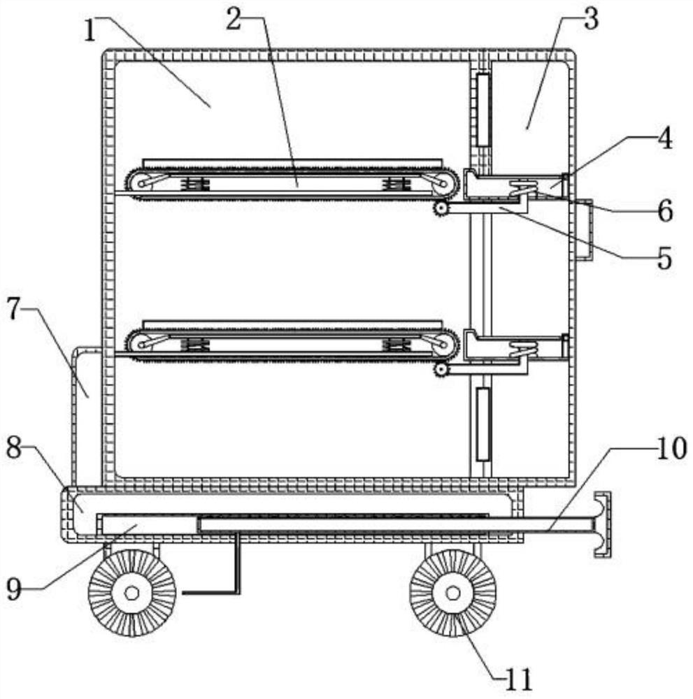 A device for automatically taking drinks by using the self-weight of drinks