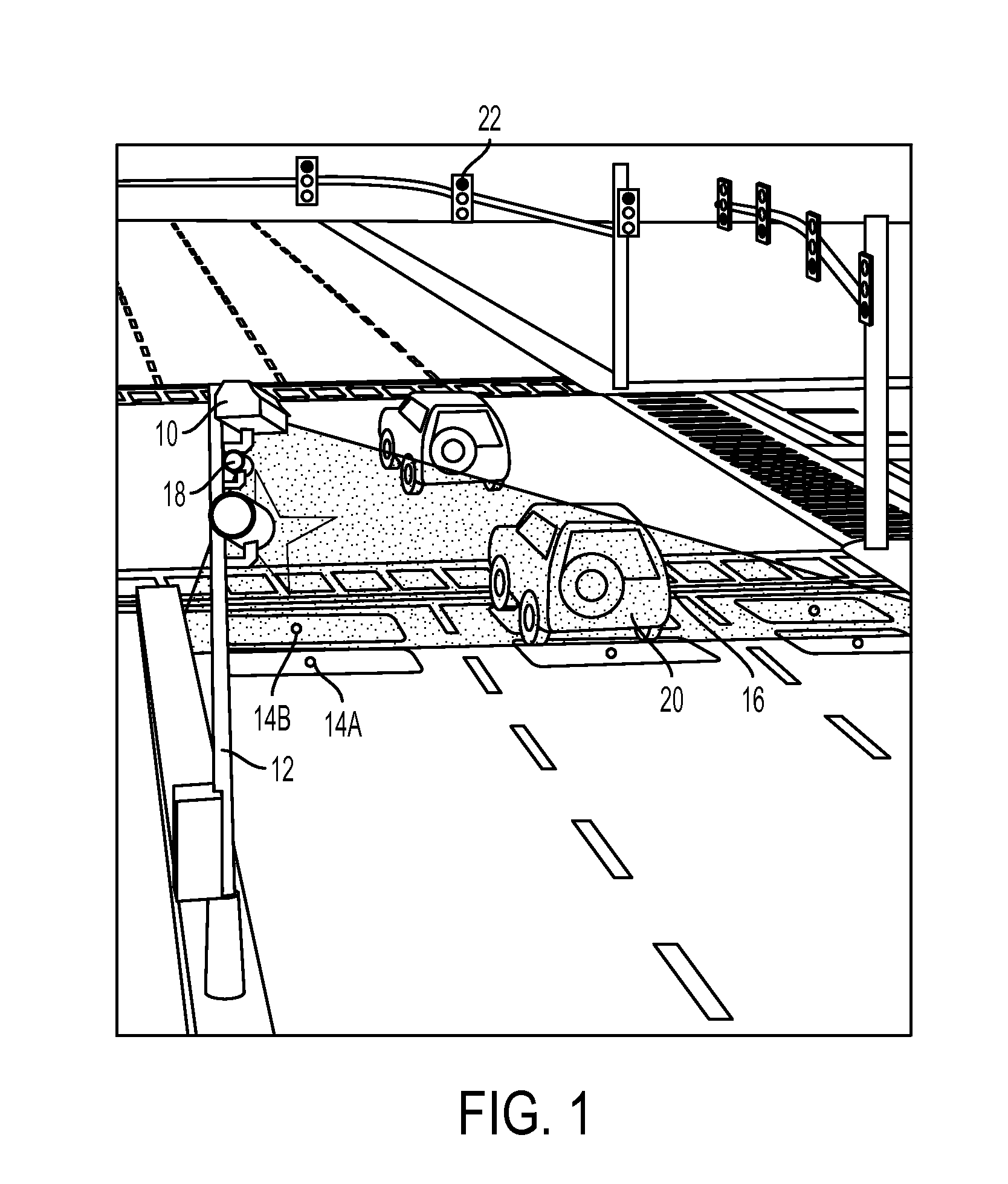 Short-time stopping detection from red light camera evidentiary photos