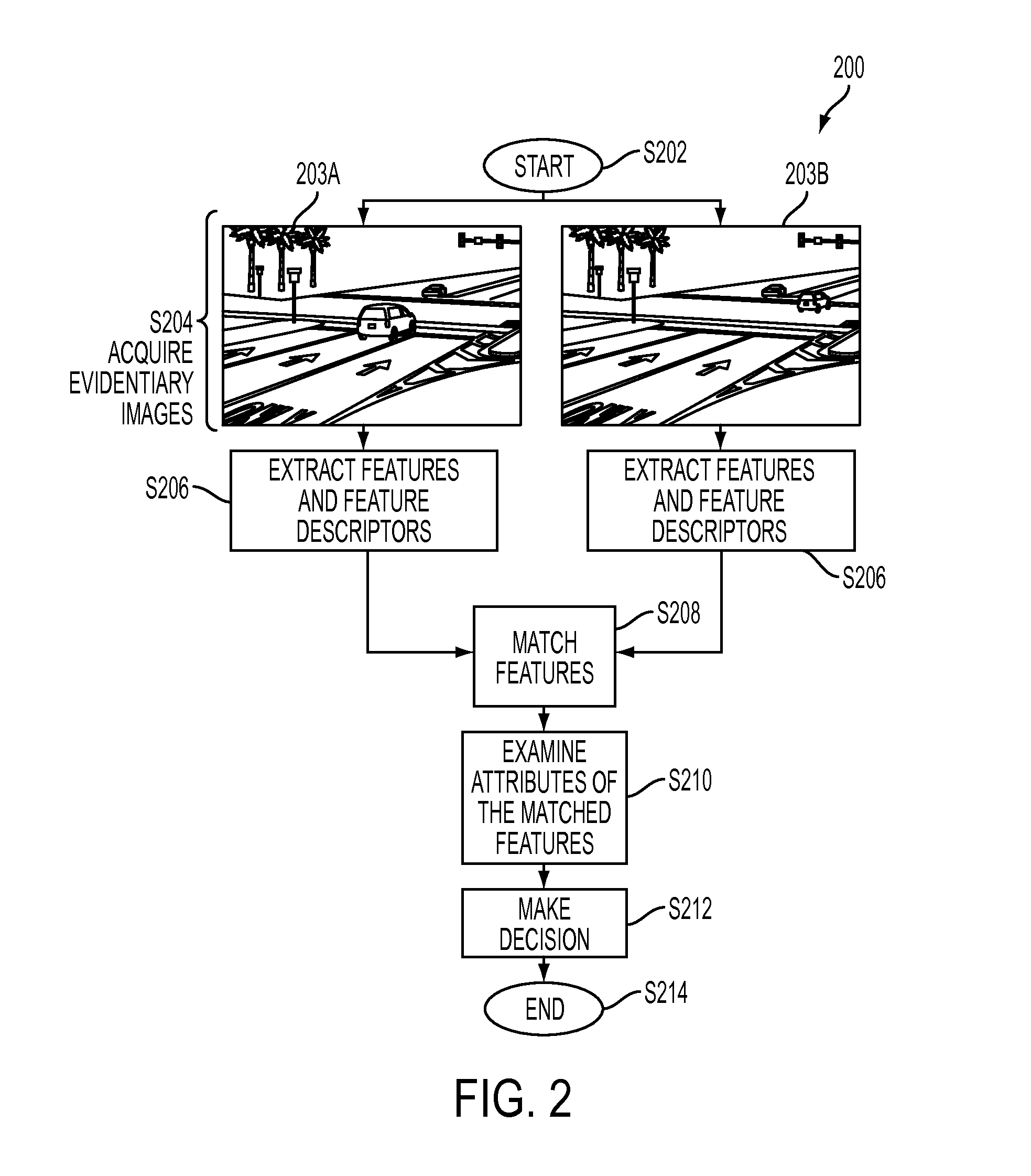 Short-time stopping detection from red light camera evidentiary photos