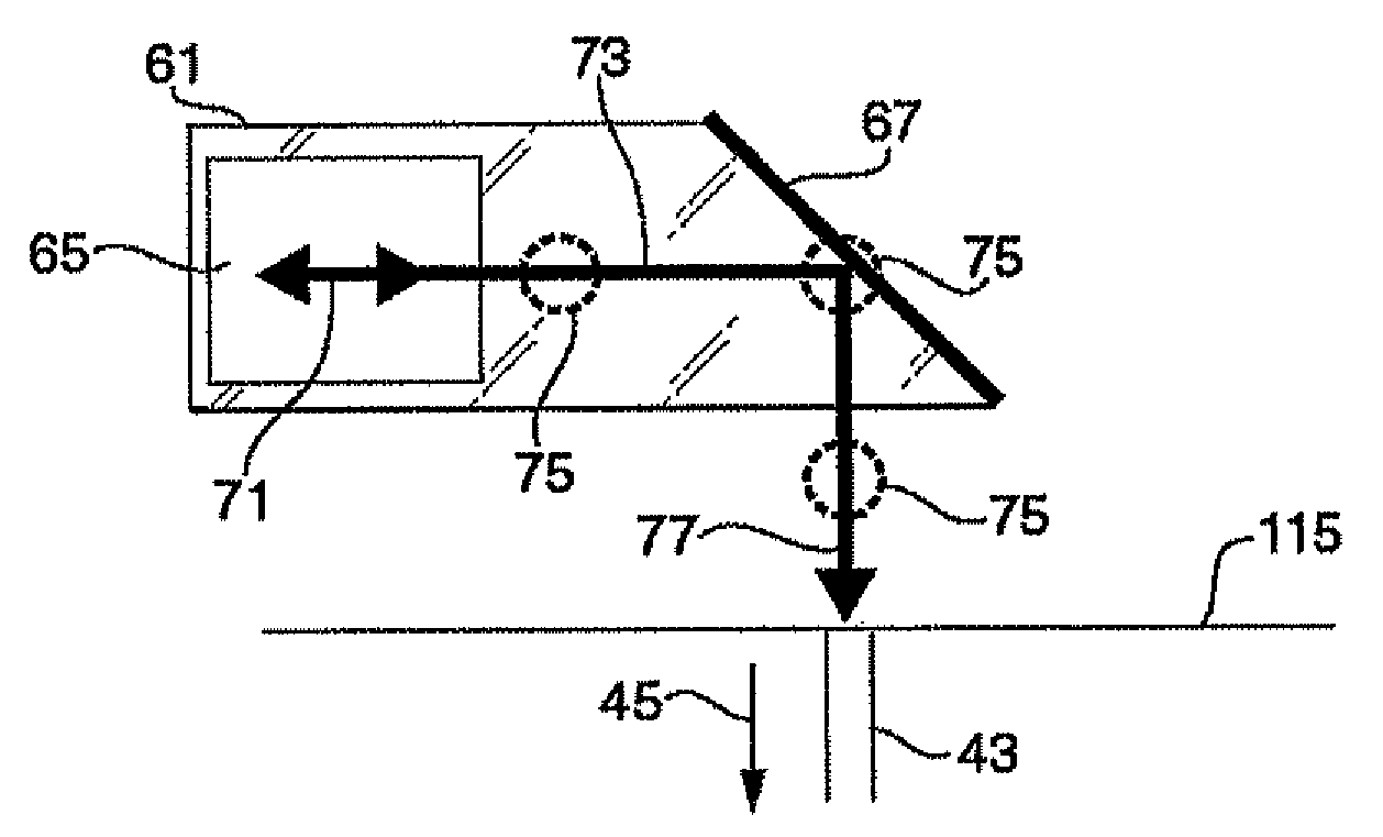 System, method and apparatus for internal polarization rotation for horizontal cavity, surface emitting laser beam for thermally assisted recording in disk drive