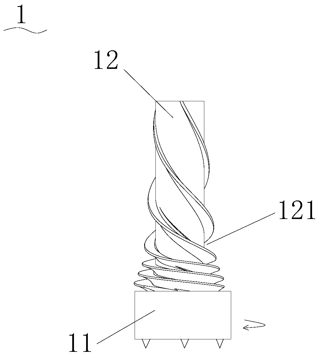 Anti-cover drill rod and anti-cover drill