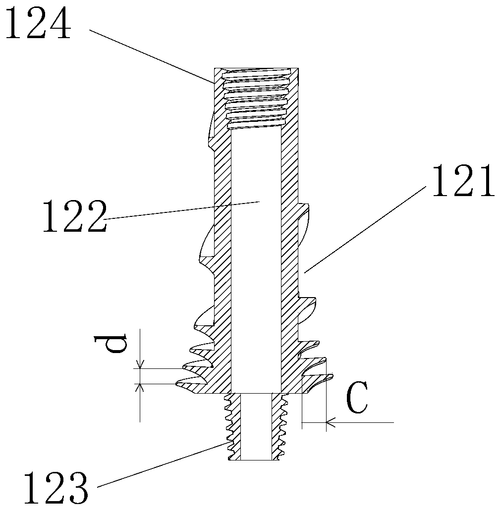 Anti-cover drill rod and anti-cover drill