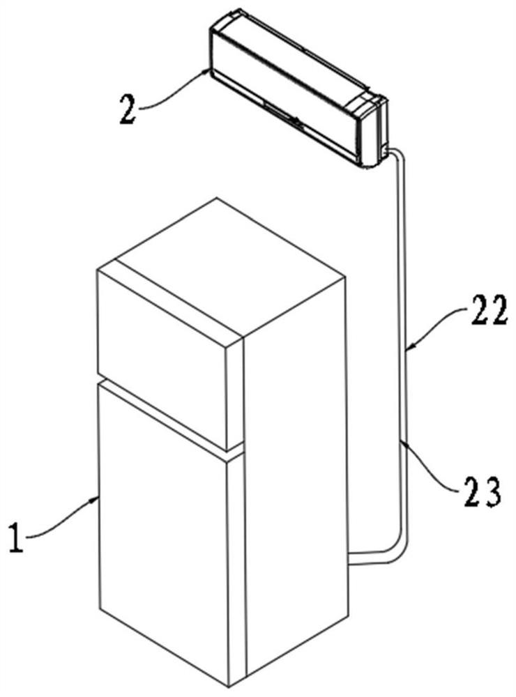 Kitchen temperature control system and control method thereof, electronic equipment and storage medium