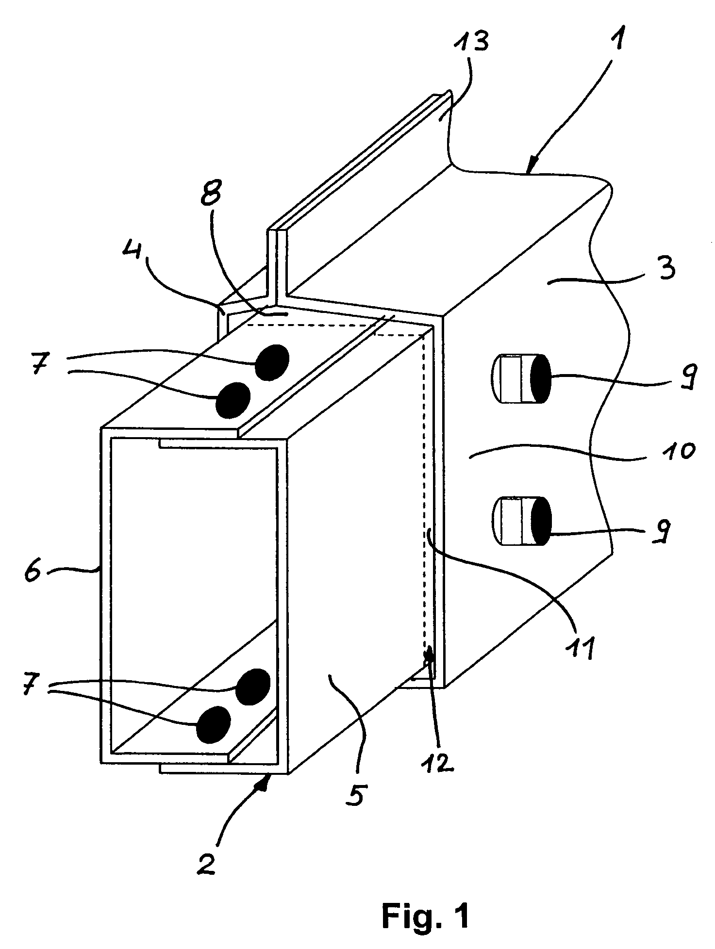 Bumper structure for a motor vehicle