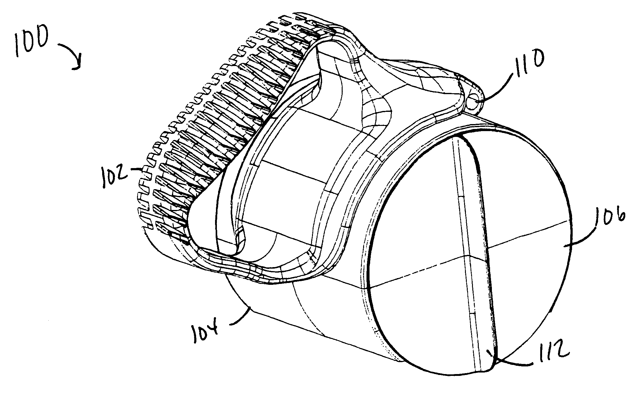 "Scoopeeze" portable canine waste pick-up device