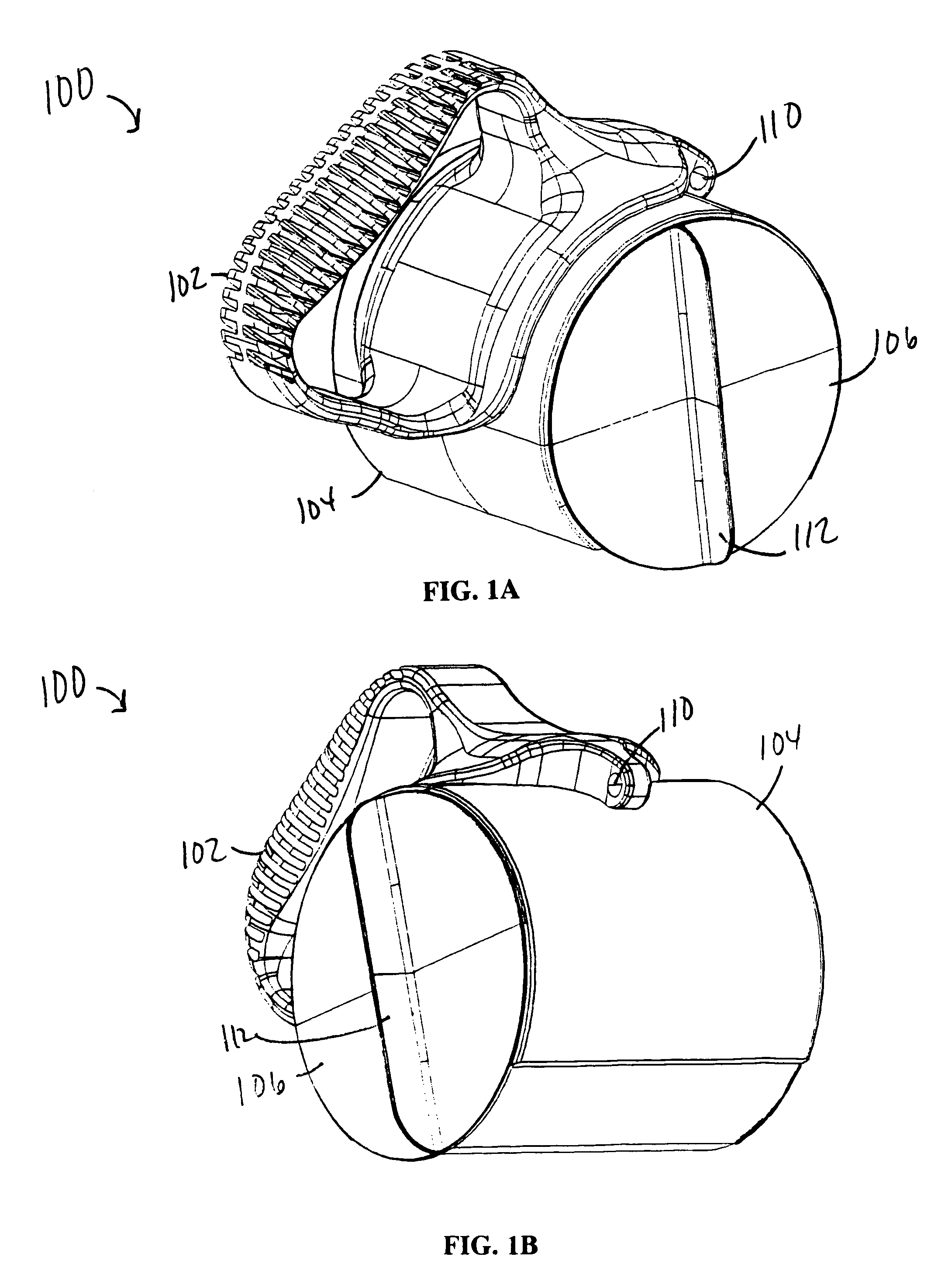 "Scoopeeze" portable canine waste pick-up device