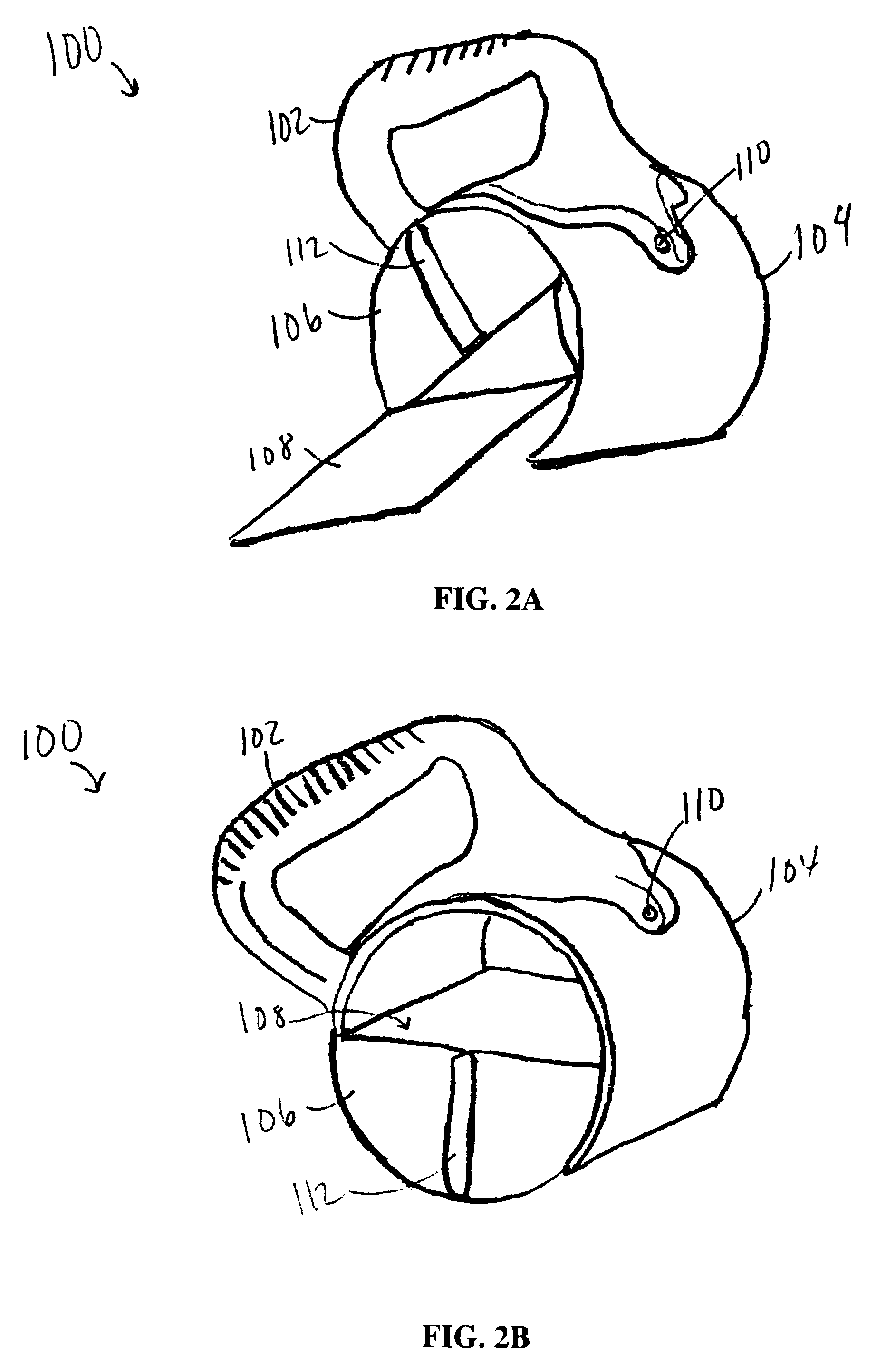 "Scoopeeze" portable canine waste pick-up device