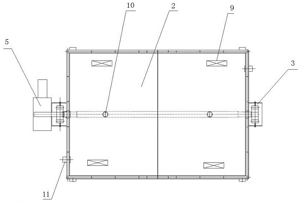 Kitchen waste microbial local recycling treatment integrated machine