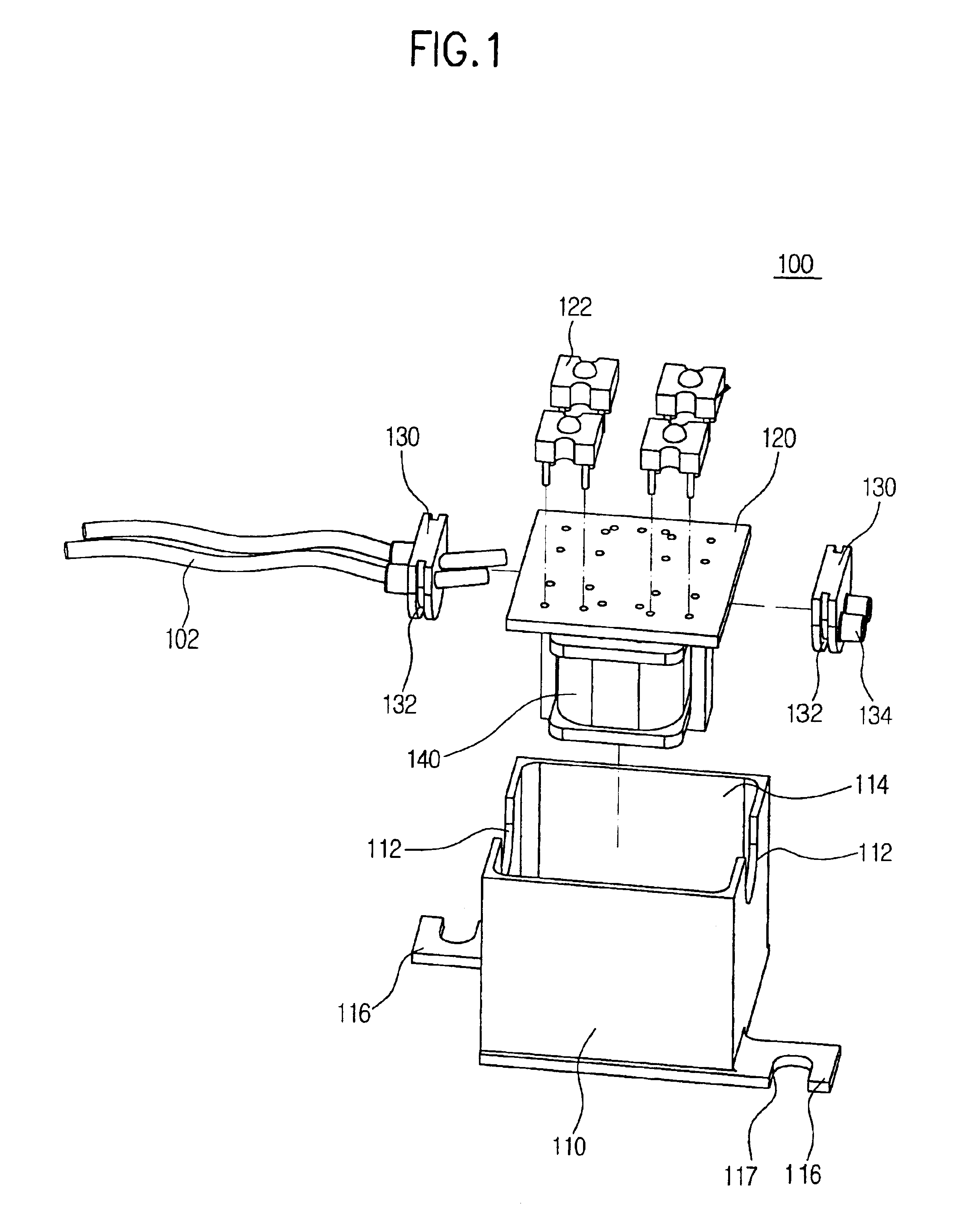 Light emitting diode assembly for an illuminated sign